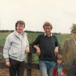 Michael with Hugh and Patrick Heaney, 1985